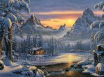 Kim Norlien: Evening on Mountain Lake 1000 Piece Puzzle