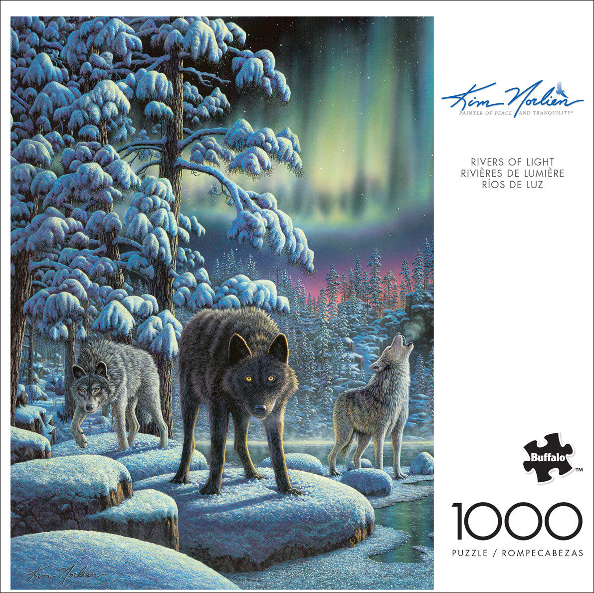 Kim Norlien: Rivers of Light 1000 Piece Puzzle