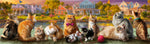 Cats Panoramic 750 Piece Panoramic Puzzle