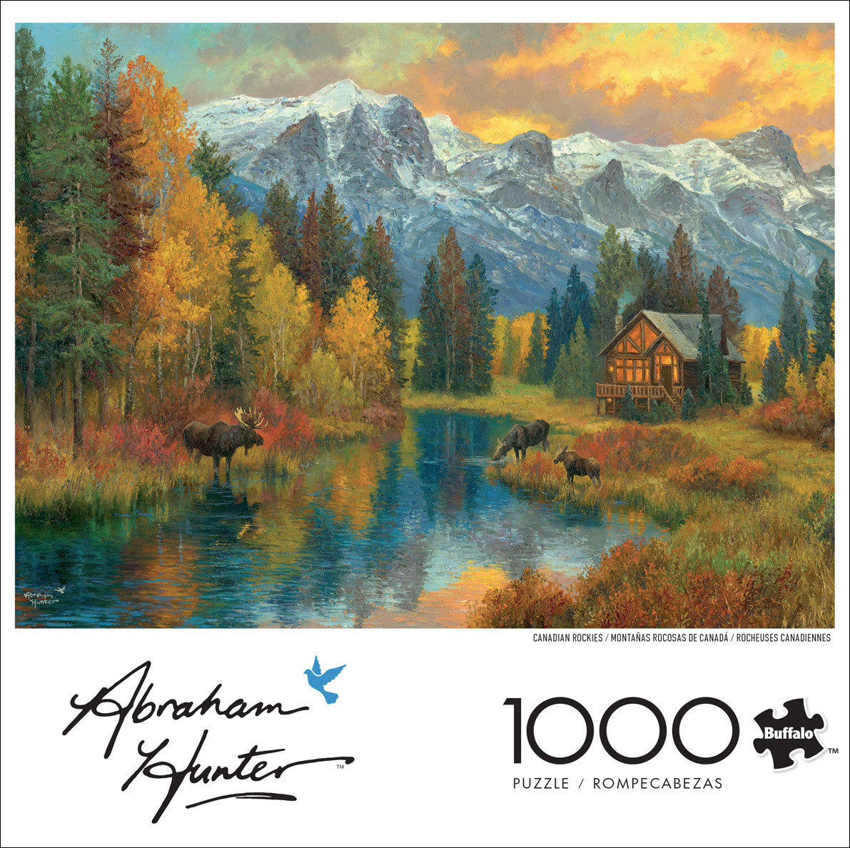 Abraham Hunter: Canadian Rockies 1000 Piece Puzzle
