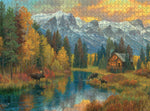 Abraham Hunter: Canadian Rockies 1000 Piece Puzzle