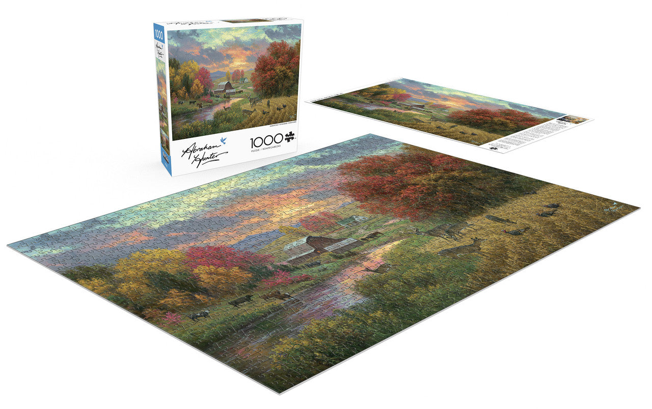 Abraham Hunter: Golden Retreat 1000 Piece Puzzle