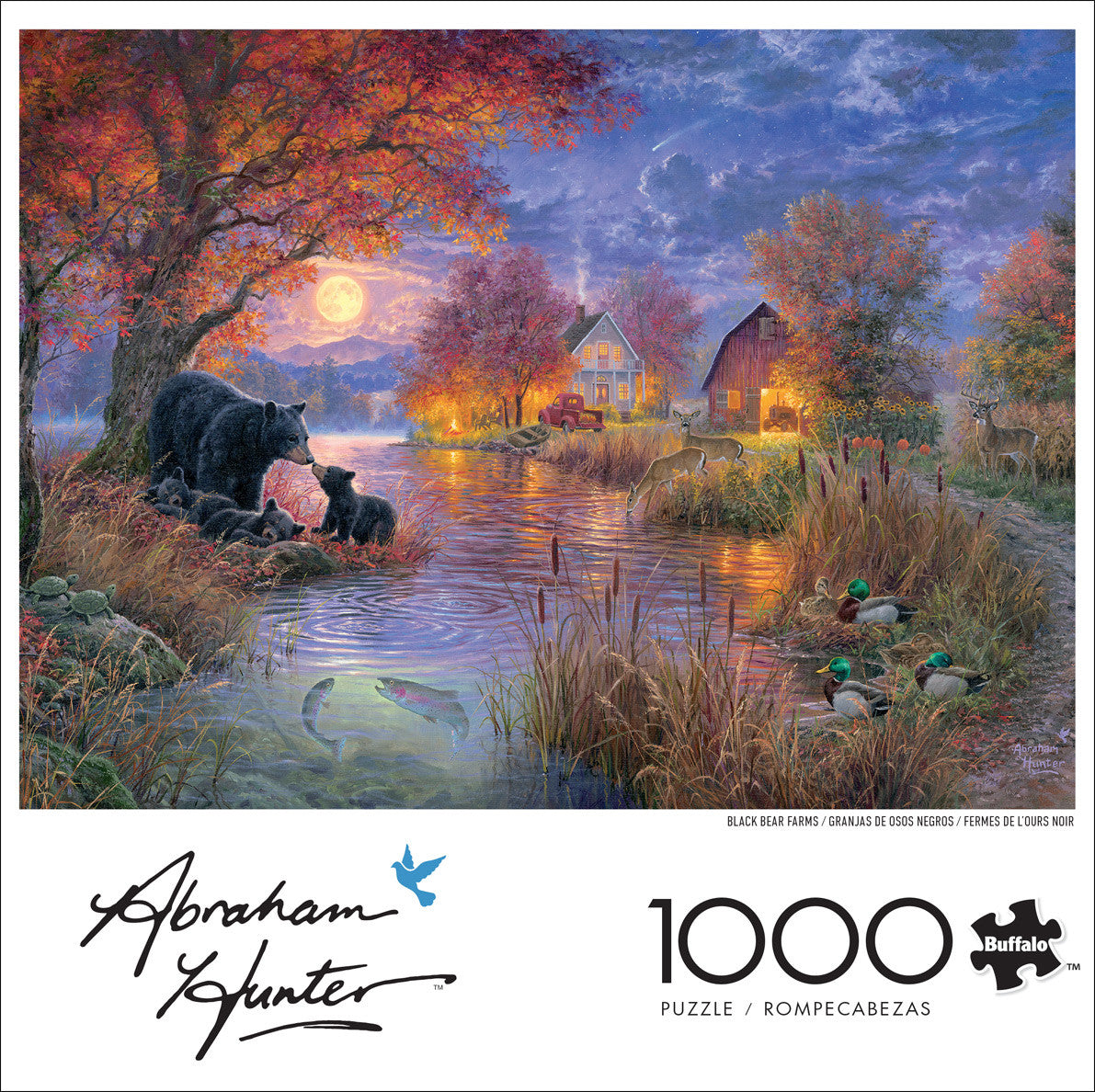 Abraham Hunter: Black Bear Farms 1000 Piece Puzzle