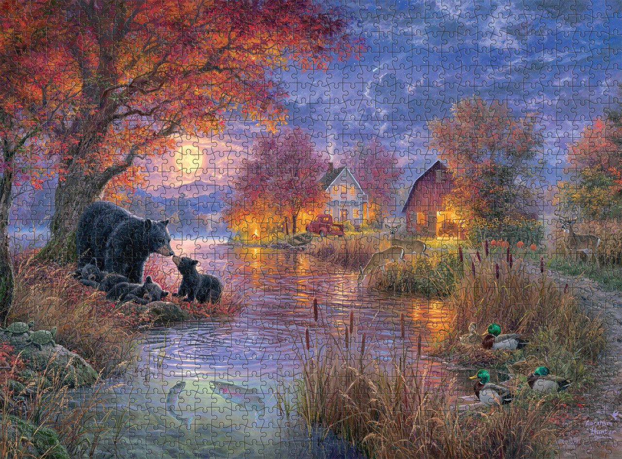Abraham Hunter: Black Bear Farms 1000 Piece Puzzle