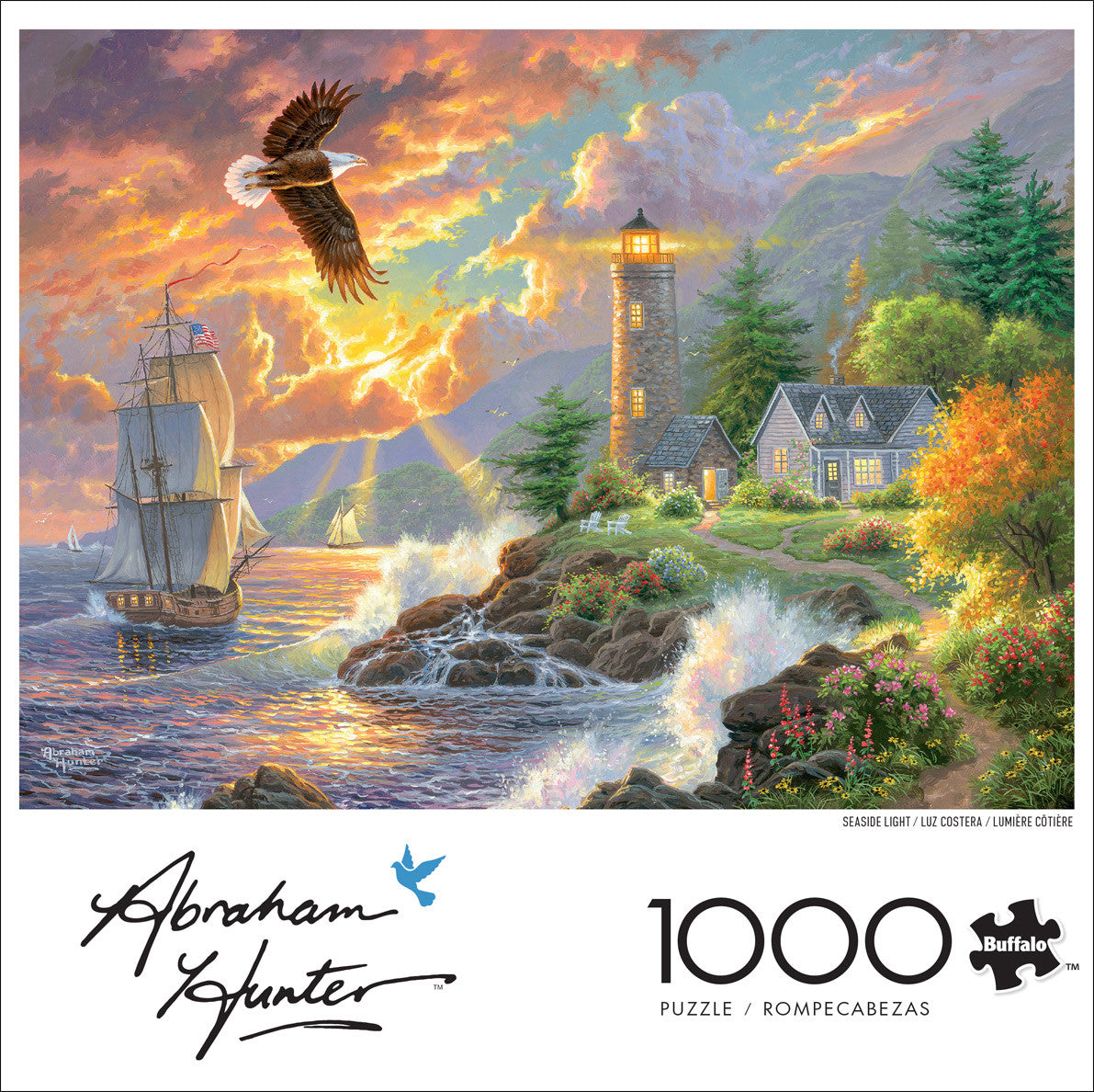 Abraham Hunter: Seaside Light 1000 Piece Puzzle