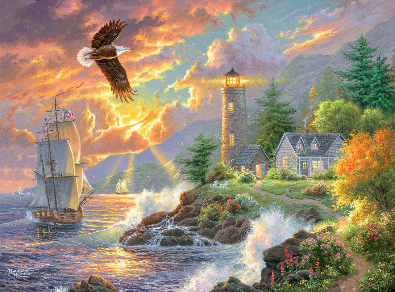 Abraham Hunter: Seaside Light 1000 Piece Puzzle
