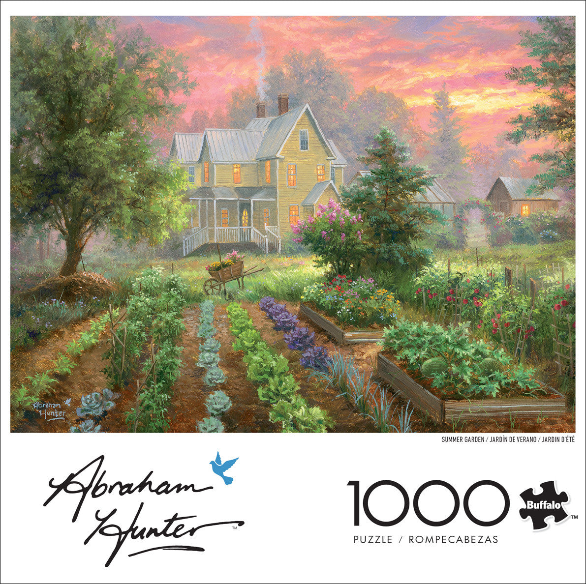 Abraham Hunter: Summer Garden 1000 Piece Puzzle