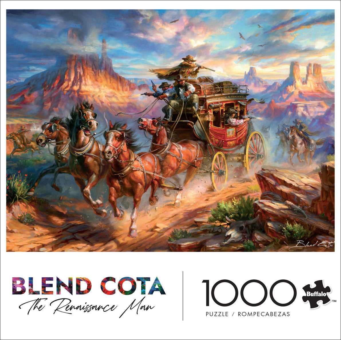 Blend Cota: Wild Wild West 1000 Piece Puzzle