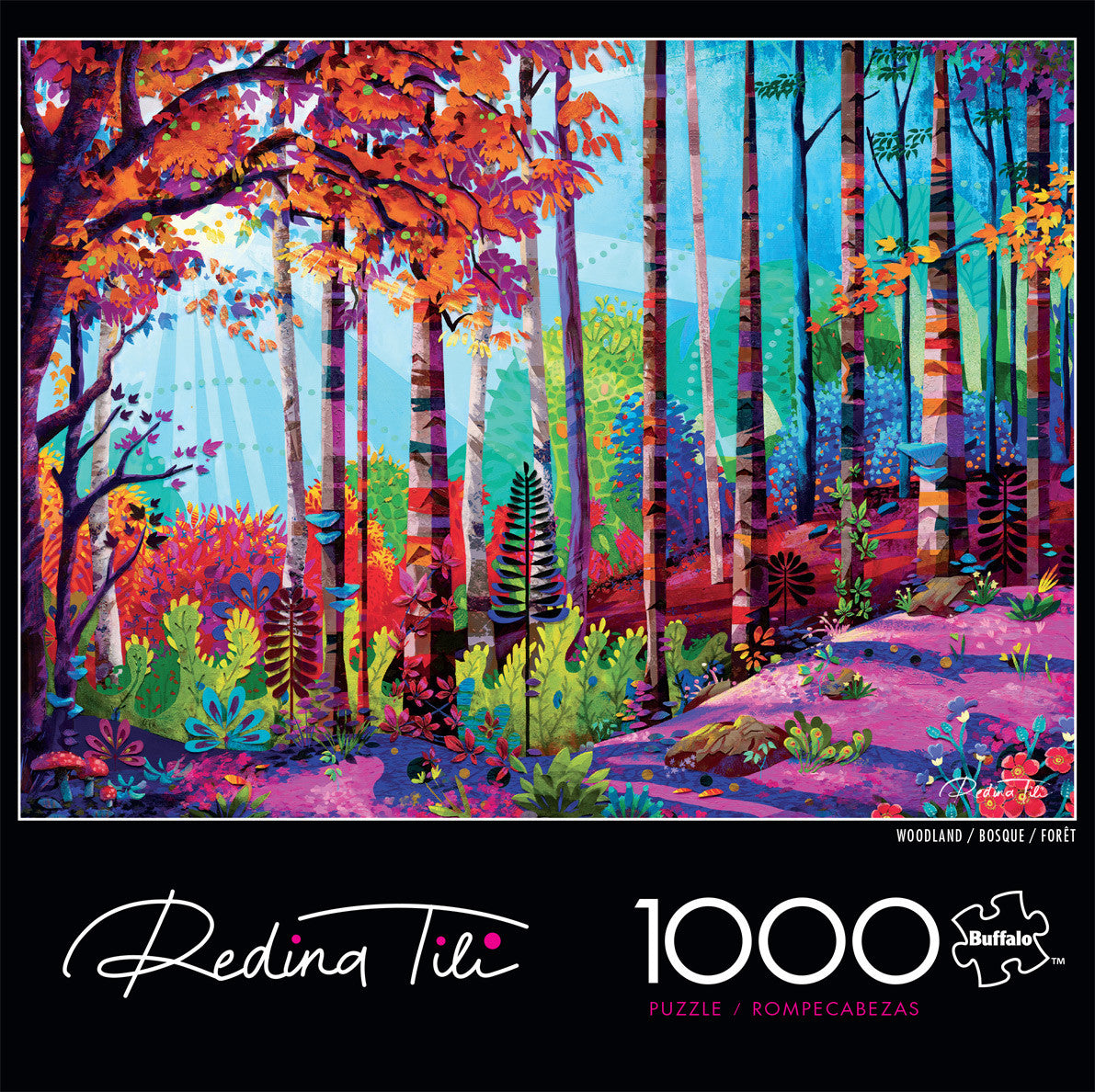 Redina Tili: Woodland 1000 Piece Puzzle – Buffalo Games
