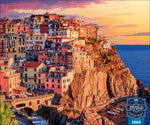 Sapphire Select: Cinque Terre Sunset 1000 Piece Puzzle  (Premium Blue Board)