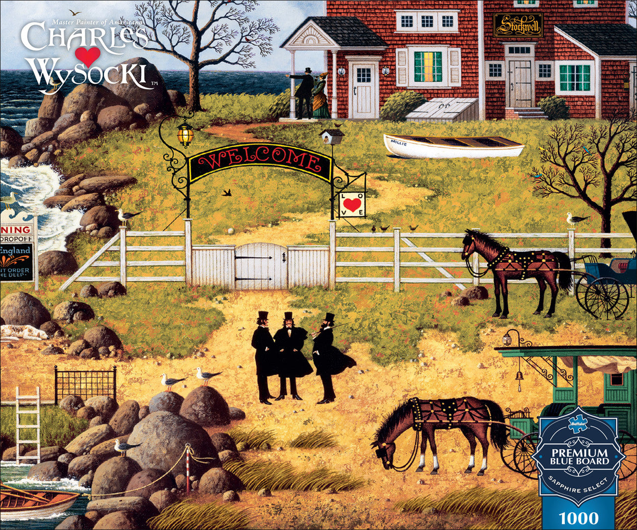 Sapphire Select: Charles Wysocki: Formulating the Plan 1000 Piece Puzzle