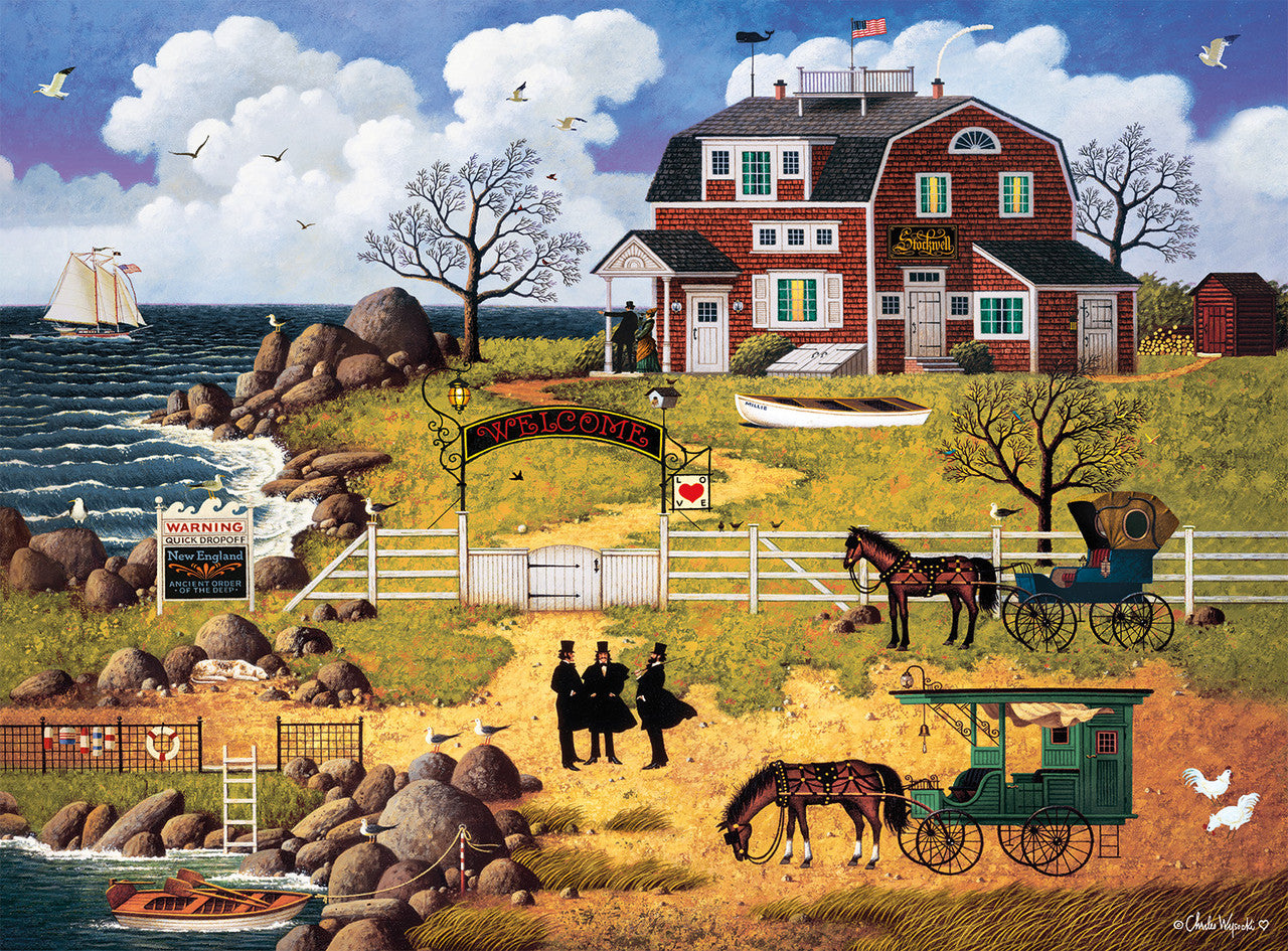 Sapphire Select: Charles Wysocki: Formulating the Plan 1000 Piece Puzzle