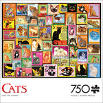 Cats: Cats on Stamps 750 Piece Puzzle