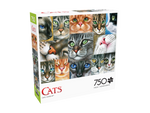Cats: Cats Close-up 750 Piece Puzzle