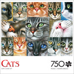 Cats: Cats Close-up 750 Piece Puzzle