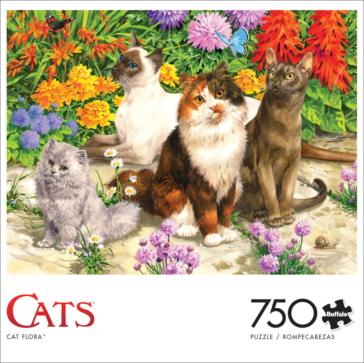 Cats: Cat Flora 750 Piece Puzzle
