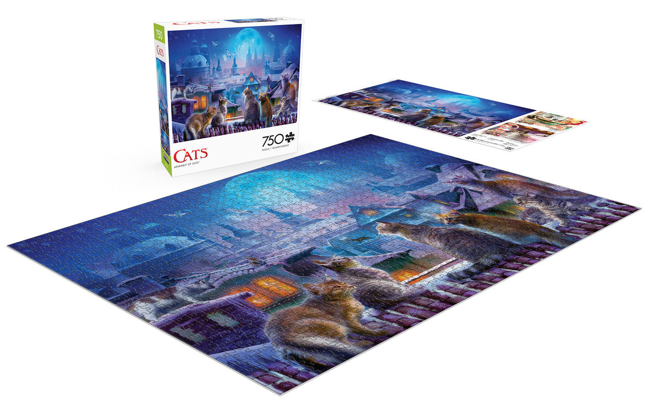 Cats: Assembly of Cats 750 Piece Puzzle