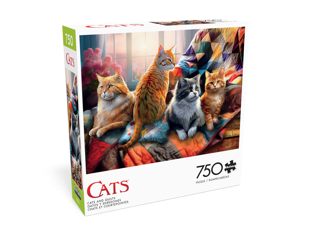 Cats: Cats and Quilts 750 Piece Puzzle