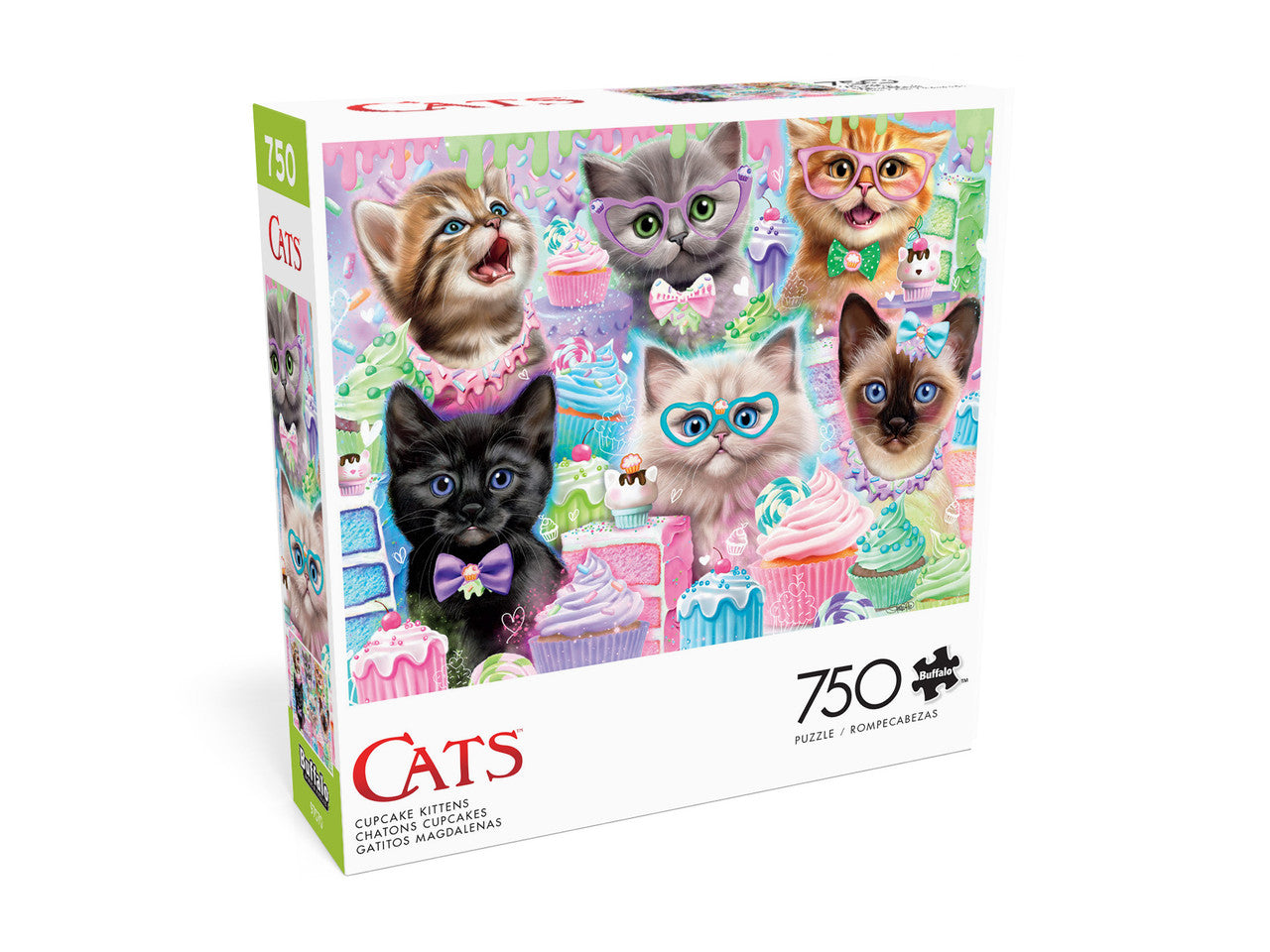 Cats: Cupcake Kittens 750 Piece Puzzle – Buffalo Games