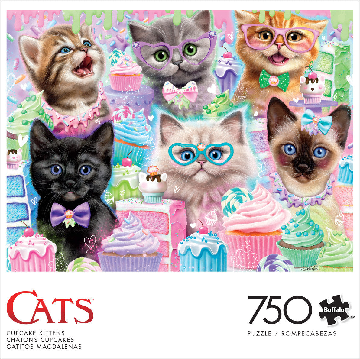 Cats: Cupcake Kittens 750 Piece Puzzle