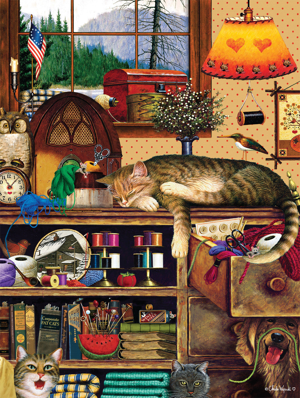 Cats: Yarn Duty 750 Piece Puzzle