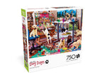 Dog Days: Painting Puppies 750 Piece Puzzle