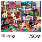 Dog Days: Painting Puppies 750 Piece Puzzle
