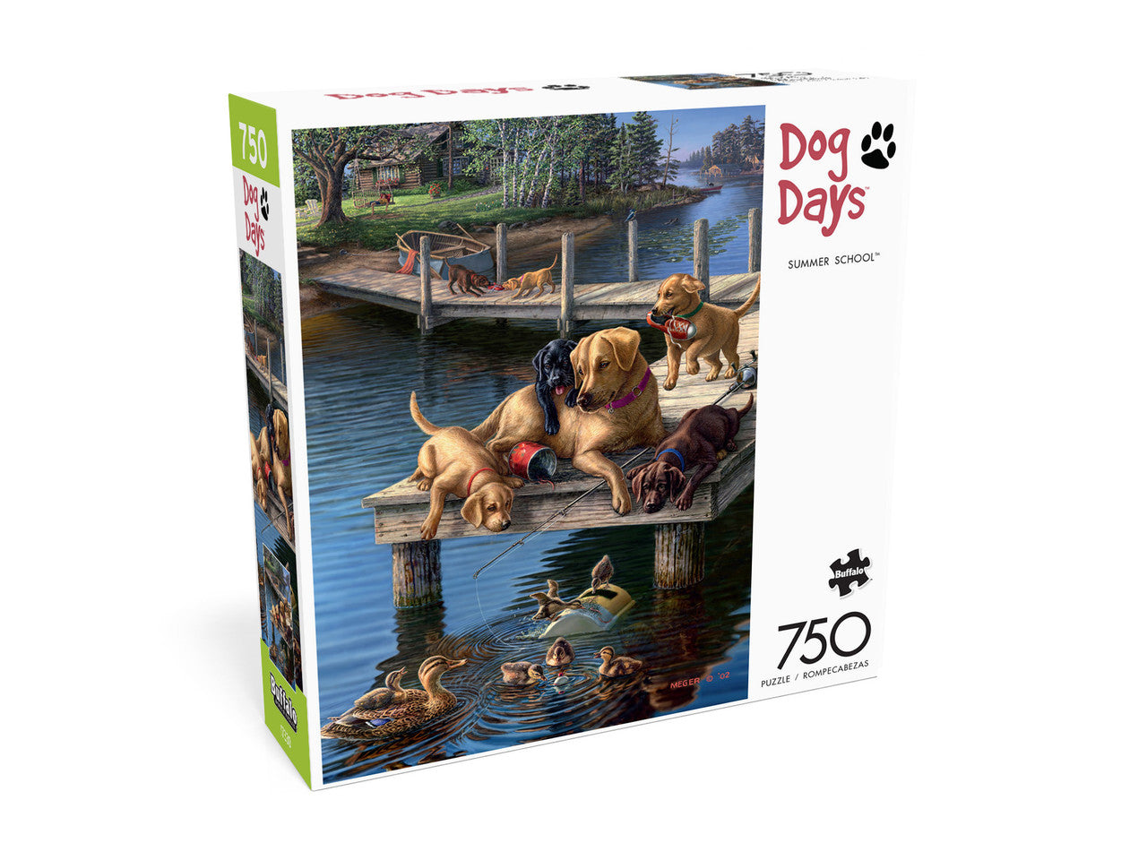 Dog Days Summer School 750 Piece Jigsaw Puzzle Box