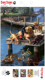 Dog Days Summer School 750 Piece Jigsaw Puzzle Poster