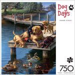Dog Days Summer School 750 Piece Jigsaw Puzzle Front