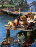 Dog Days Summer School 750 Piece Jigsaw Puzzle