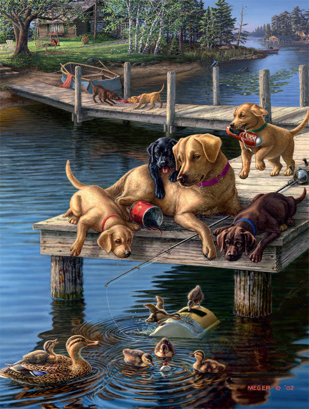 Dog Days Summer School 750 Piece Jigsaw Puzzle