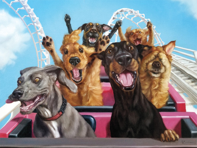 Dog Days Fun at the Amusement Bark 750 Piece Jigsaw Puzzle
