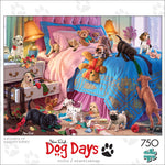 Dog Days A Roomful of Naughty Puppies 750 Piece Jigsaw Puzzle Front