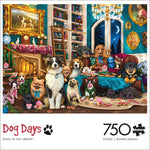 Dog Days: Dogs in the Library 750 Piece Puzzle