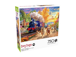 Dog Days: Racing the Train 750 Piece Puzzle