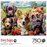 Dog Days: Pup Perfection 750 Piece Puzzle