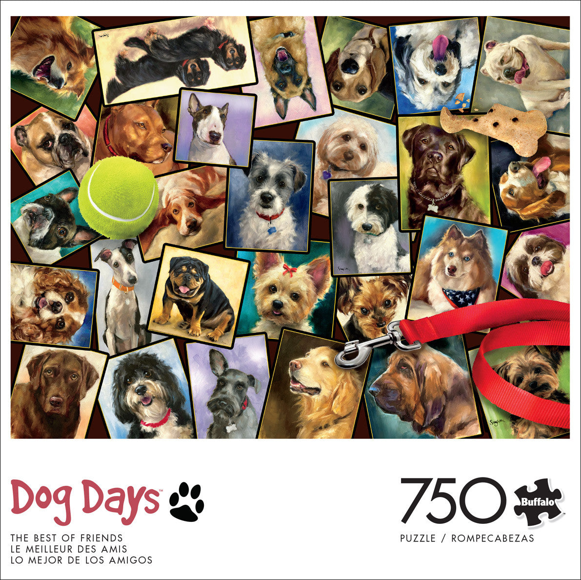 Dog Days: The Best of Friends 750 Piece Puzzle
