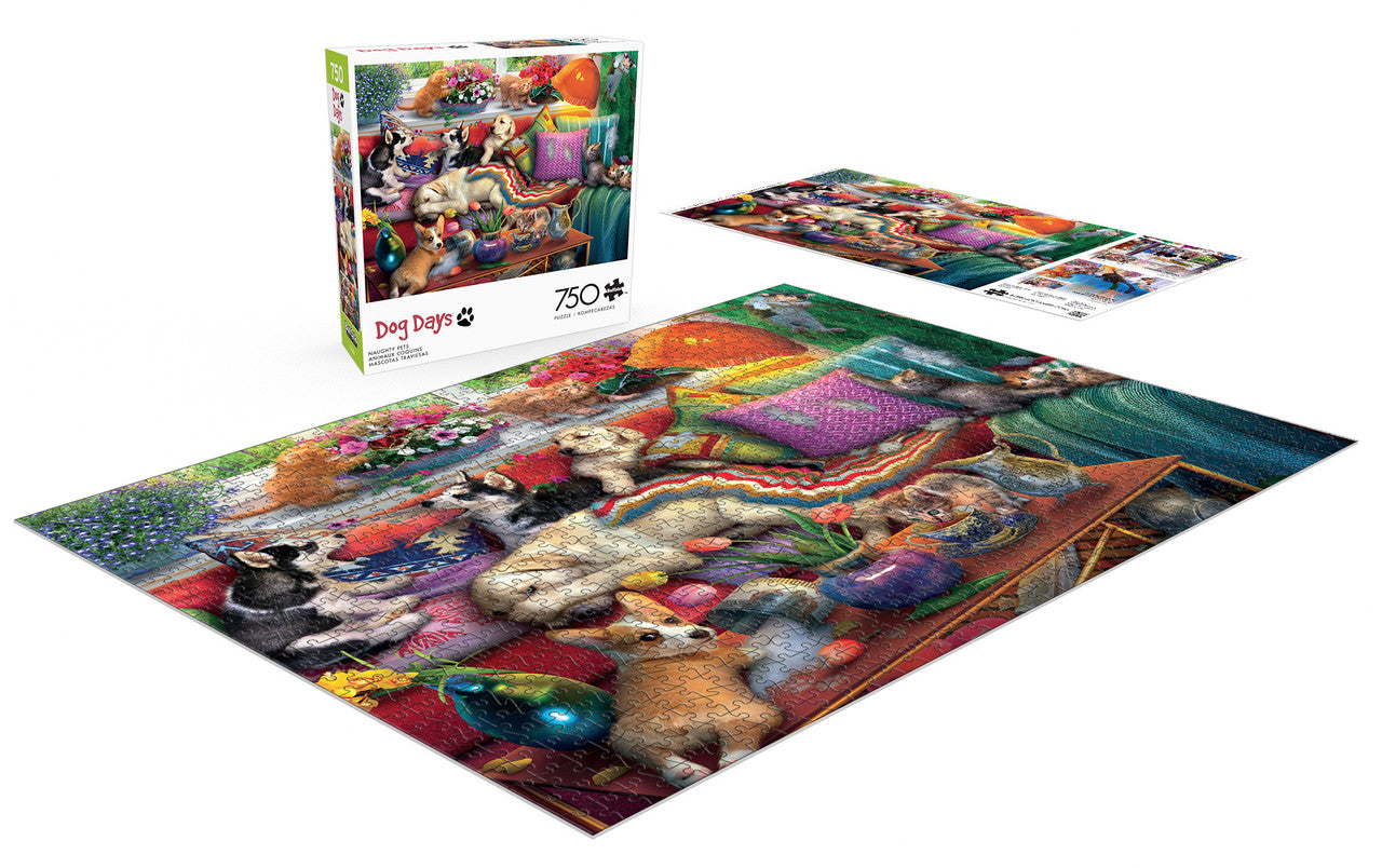Dog Days: Naughty Pets 750 Piece Puzzle