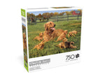 Dog Days: Glorious Goldens 750 Piece Puzzle
