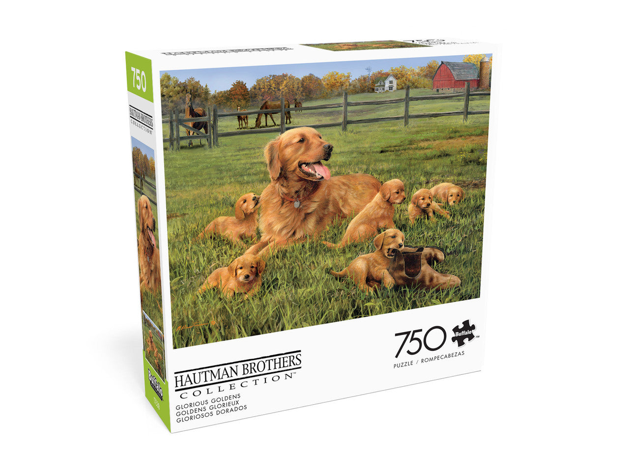 Dog Days: Glorious Goldens 750 Piece Puzzle