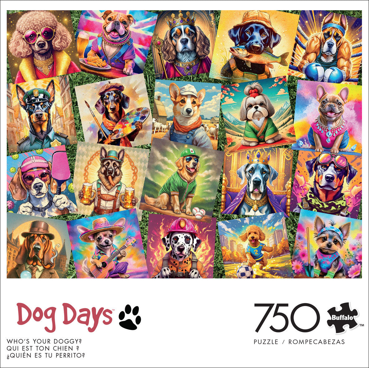 Dog Days: Who's Your Doggy? 750 Piece Puzzle