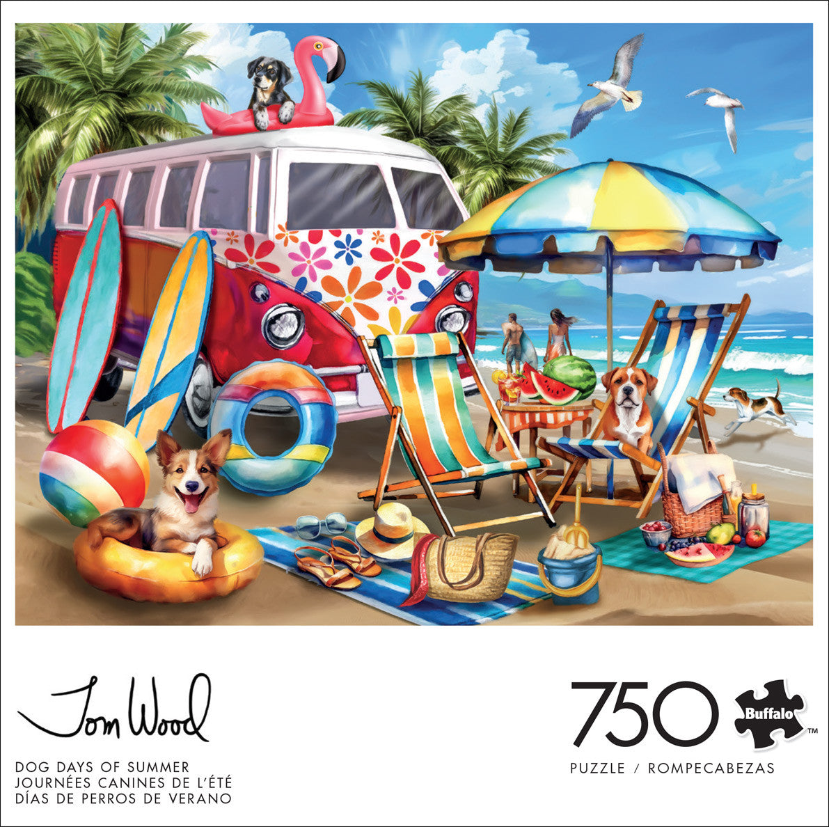 Dog Days: Dog Days of Summer 750 Piece Puzzle