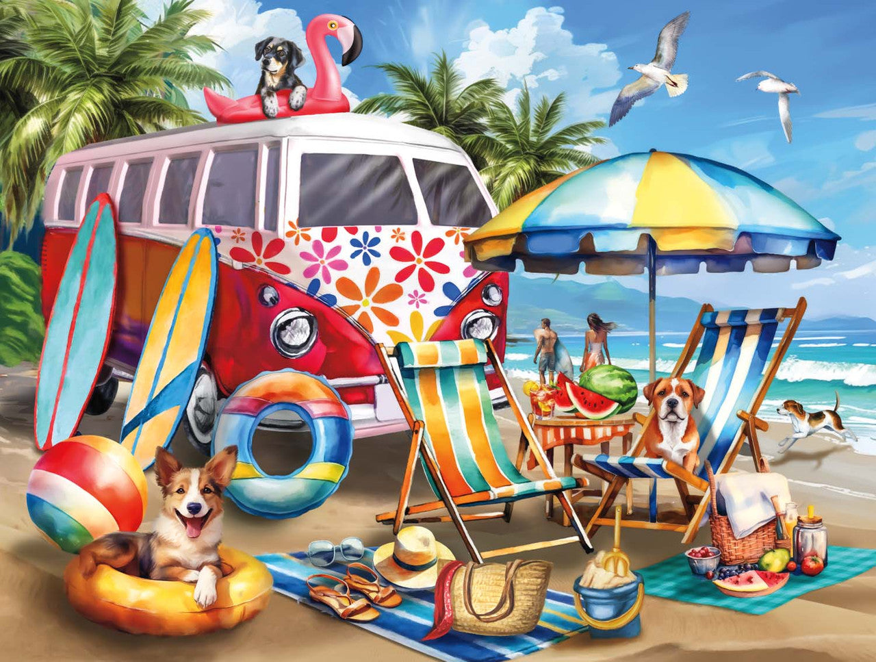 Dog Days: Dog Days of Summer 750 Piece Puzzle