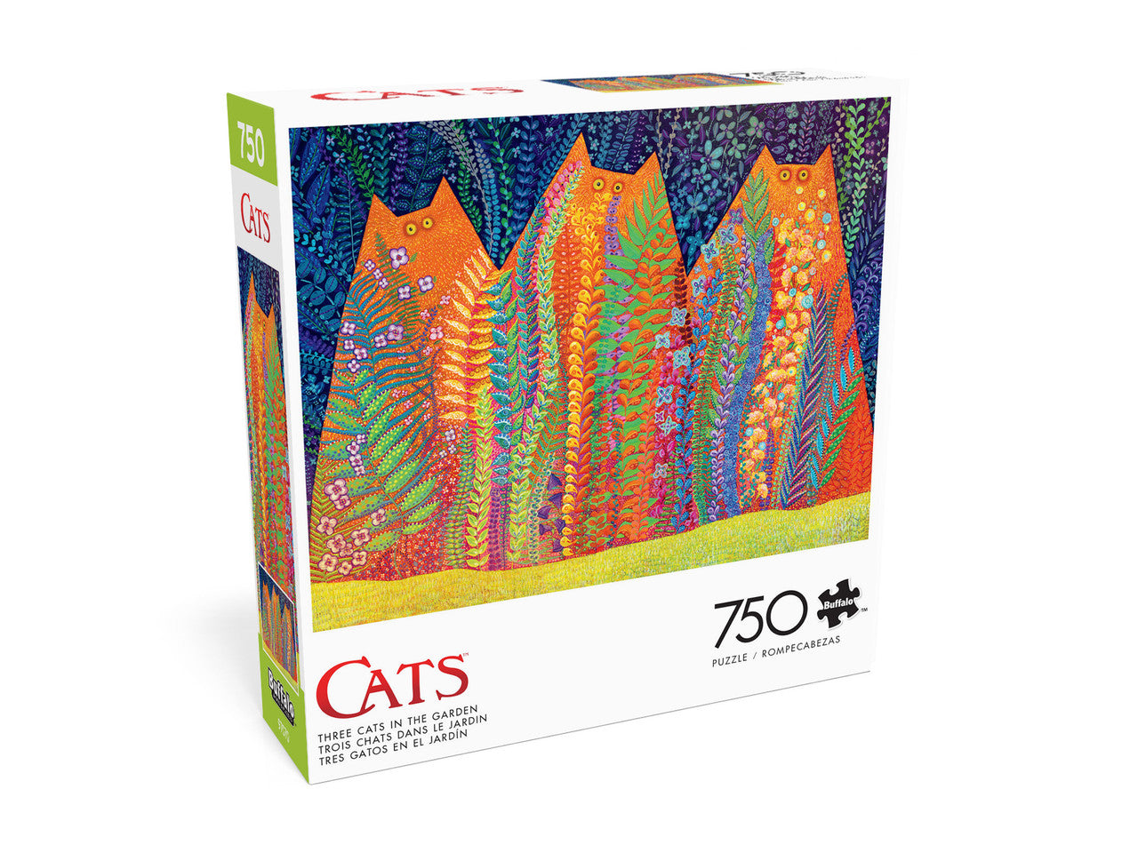 Cats: Three Cats in the Garden 750 Piece puzzle