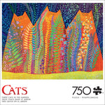 Cats: Three Cats in the Garden 750 Piece puzzle