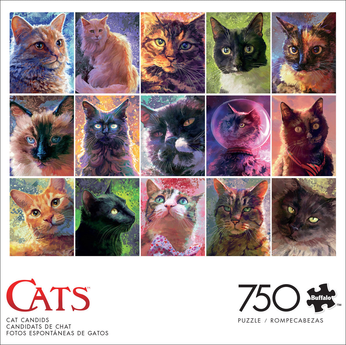 Cats: Cat Candids 750 Piece Puzzle