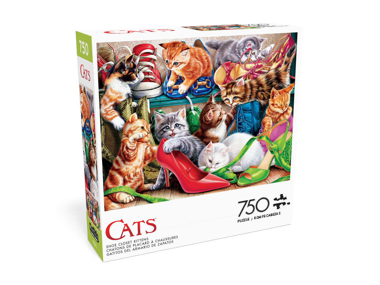 Cats: Shoe Closet Kittens 750 Piece Puzzle