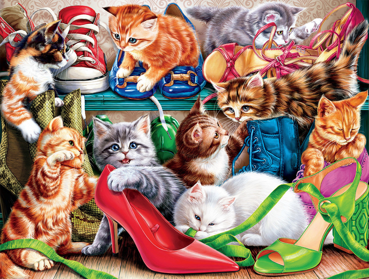 Cats: Shoe Closet Kittens 750 Piece Puzzle