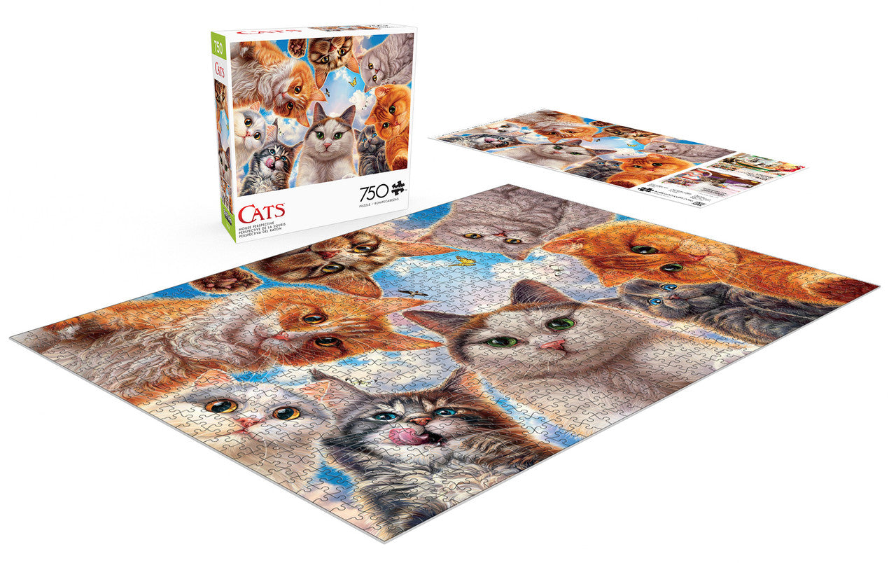 Cats: Mouse Perspective 750 Piece Puzzle